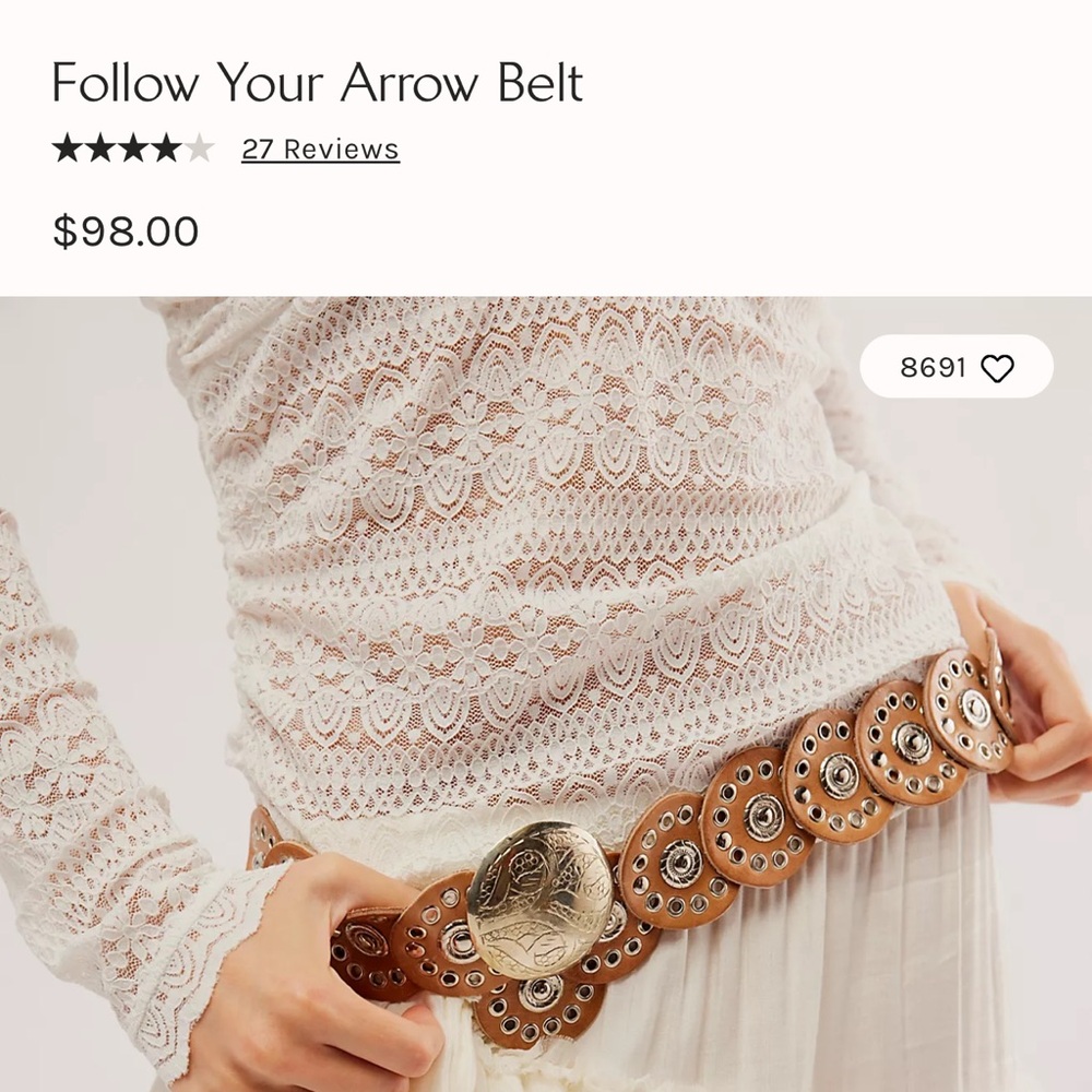 Free People Belt S/M